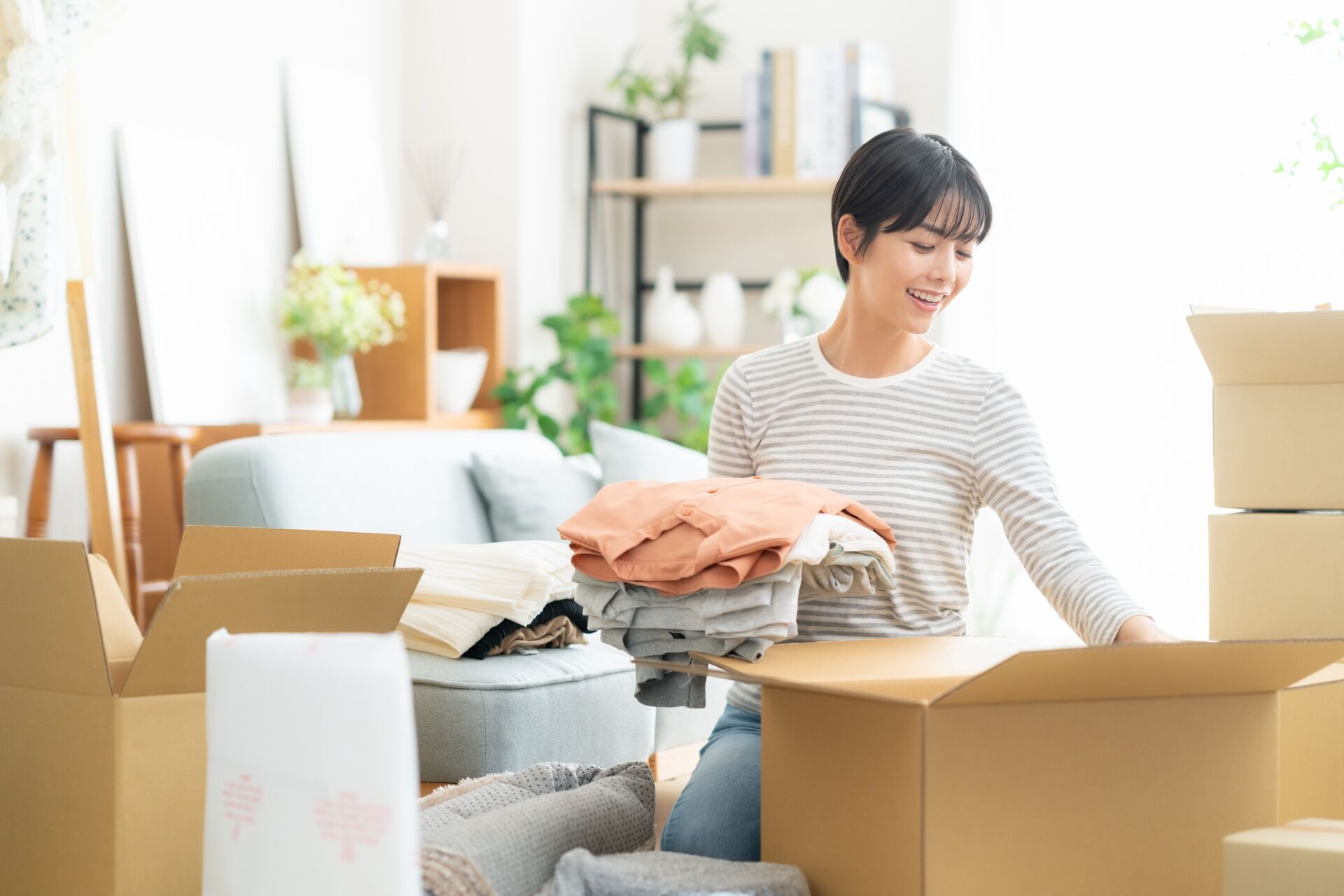 単身者のための賢い引越し：費用を抑えた物の整理法
